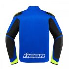 ICON Overlord kék motoros kabát (L)