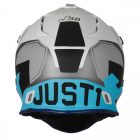 Just1 J38 Korner világoskék-fehér bukósisak (XL)